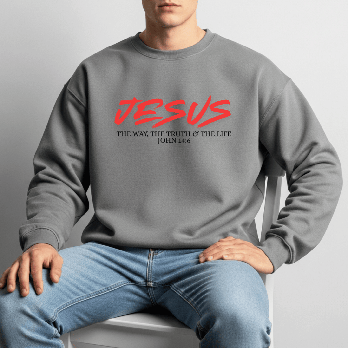 “Jesus” Cotton Sweatshirt