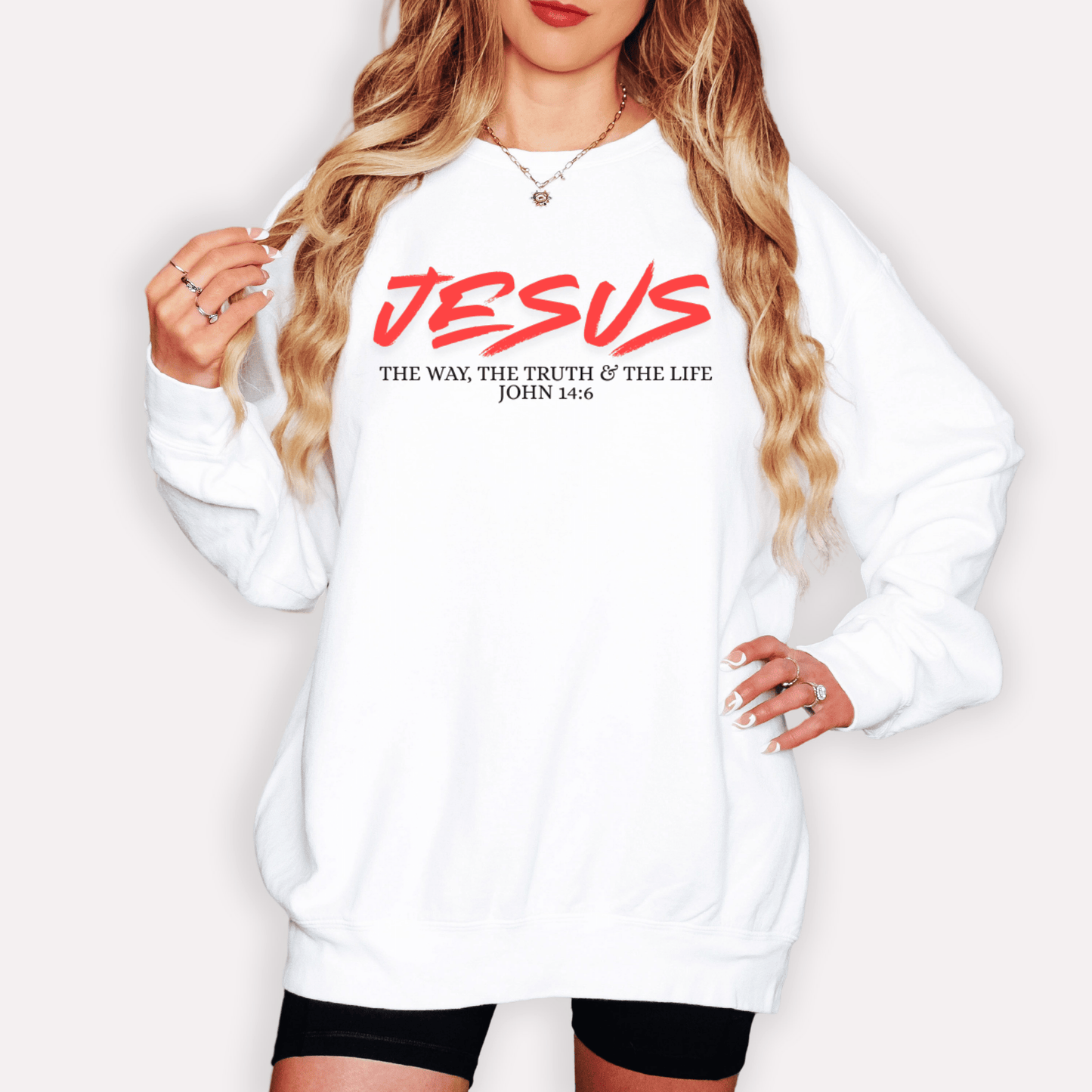 “Jesus” Cotton Sweatshirt