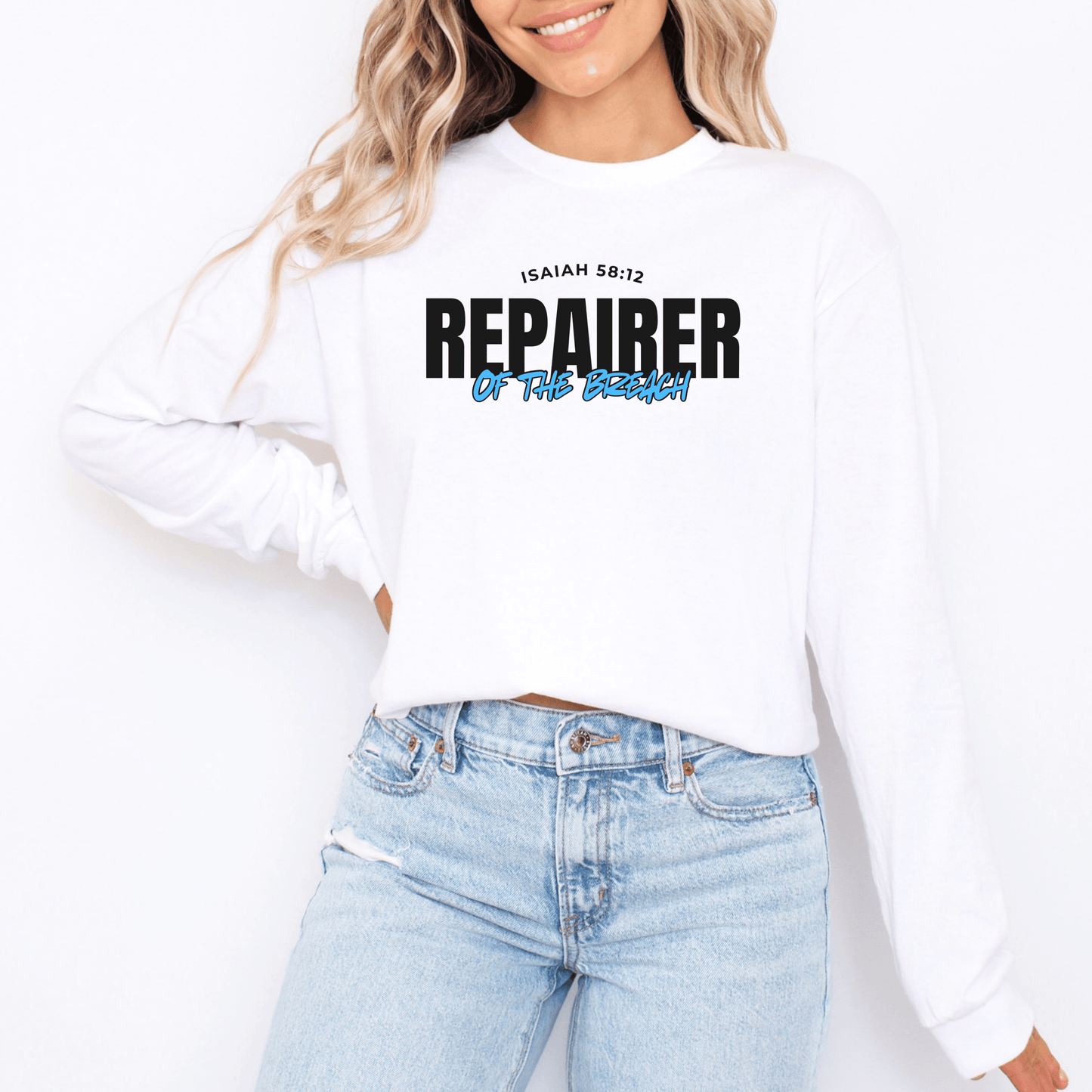 “Repairer of the Breach” Cotton Long Sleeve Tee