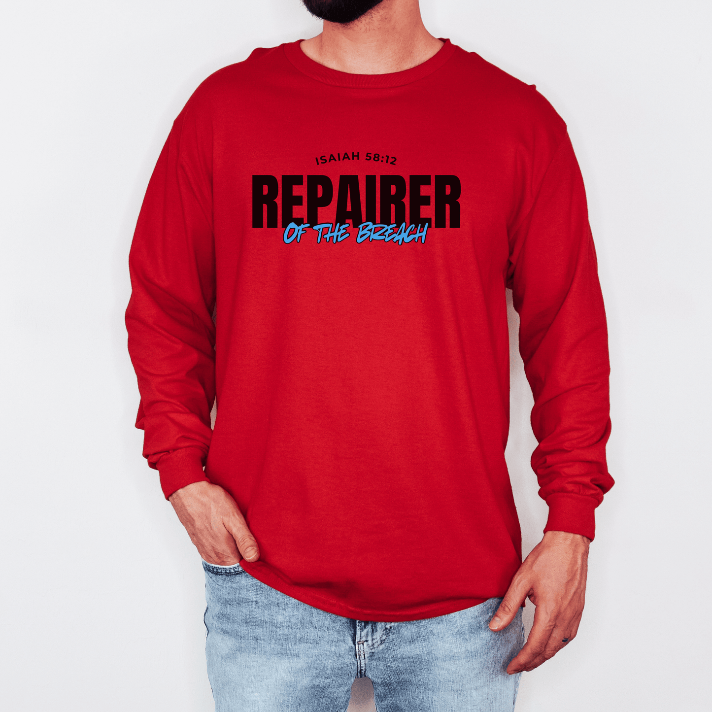 “Repairer of the Breach” Cotton Long Sleeve Tee