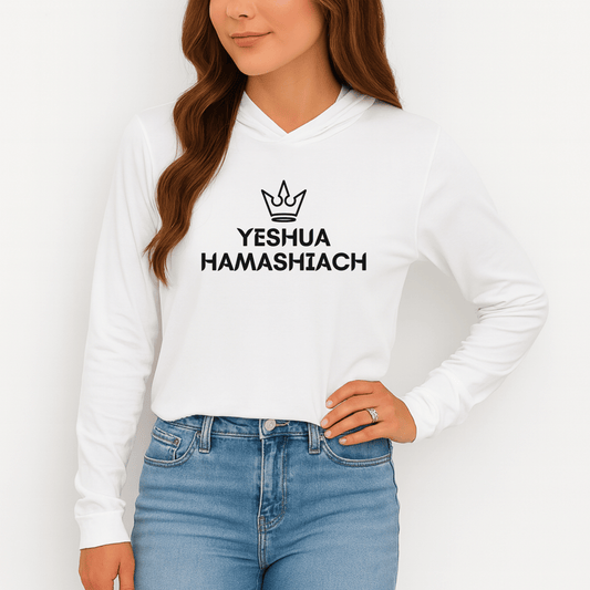 “YESHUA” Cotton Hoodie Long Sleeve Tee