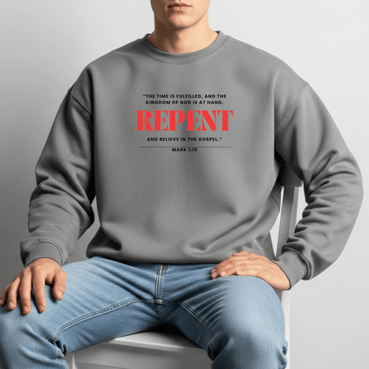 “Repent” Cotton Sweatshirt