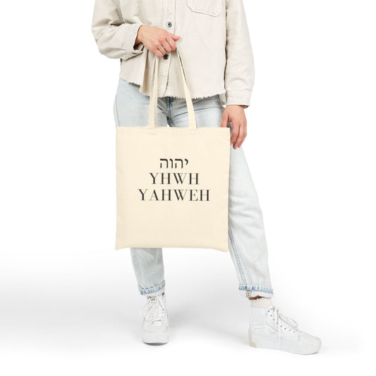 “YHWH” Canvas Tote