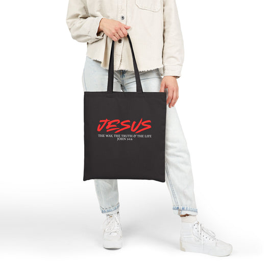 “Jesus” Canvas Tote